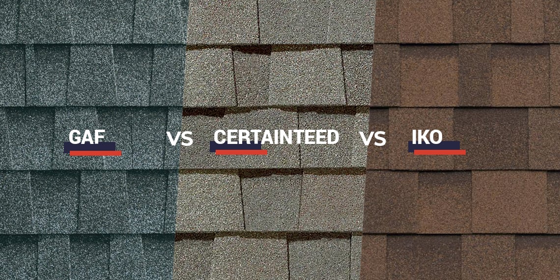Roofing Shingle Types Compared GAF vs. CertainTeed vs. IKO